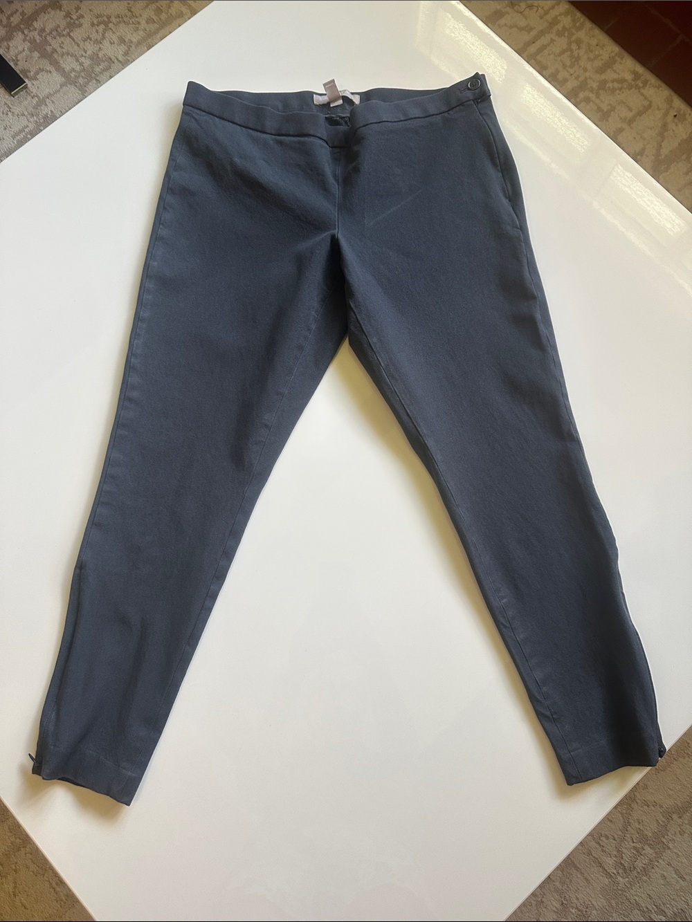Banana Republic Petite 4P Charcoal Gray Trouser Leggings